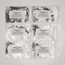 SUZUKI GT 125 1974-1979 Kit n°1 vis CRUCIFORME inox moteur GT125