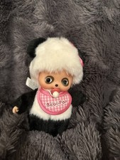 RARE Monchhichi Baby Bebichhichi Panda Bebi Panchhichi S Size Girl