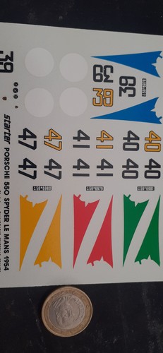 Decals décalcomanie porsche - decals,