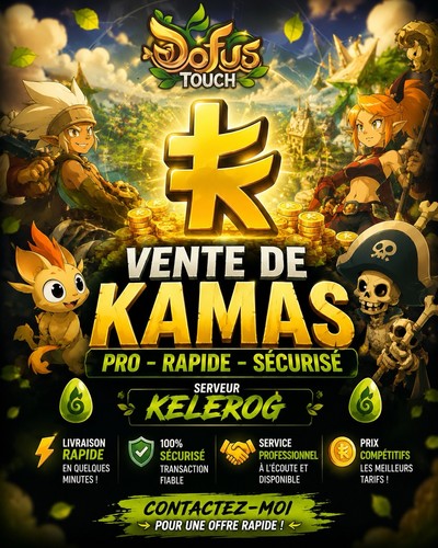 Kamas vendre serveur - kamas,