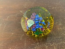 8 Flower St. Louis Crystal Smoke Bottom Paper Press Ball Decor