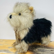 Melissa And Doug Yorkshire Terrier Dog Realistic Plush Stuffed Animal Dog 12”