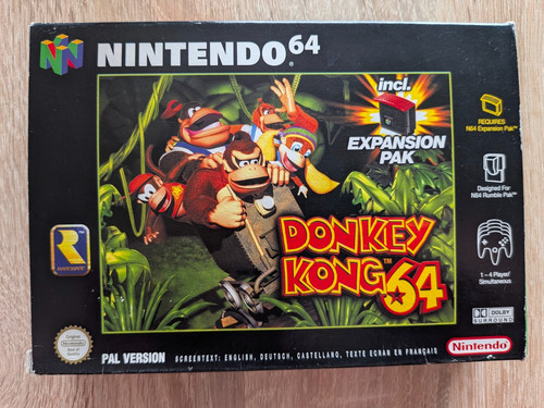 Jeu n64 donkey kong pal - [jeu,