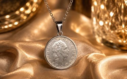 Collier pendentif piece de - pendentif,