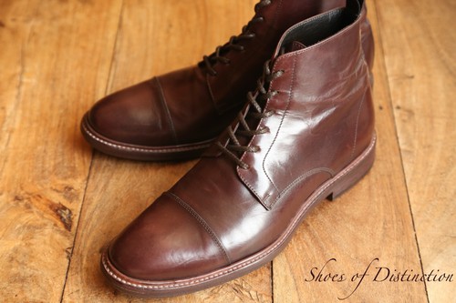 Chaussures bottes derby marron