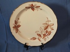 Gien round dish foliage decor - 31 cms