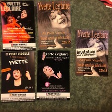 5 Cartes Flyers YVETTE