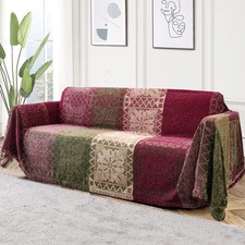 Bohemian Boho Cotton Throw Sofa Couch Cover For Couches Slipcover Sectional