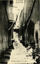 Old postcard AK ALGERIA An Arab Street (856511)