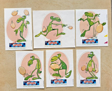 Vintage Eggs Lustucru GERMAINE AND THE ALIENS 1982 Sticker Sticker