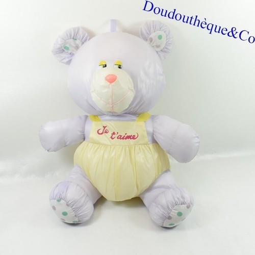 Peluche ours bikin puffalump - peluche,