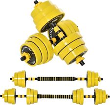 HOMCOM Ensemble d'haltères