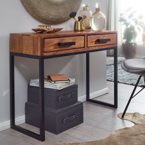 Finebuy table console bois - table,