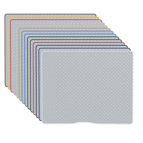 Gris cuir éco tapis coffre - gris,