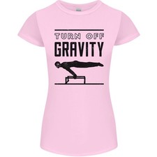 T-Shirt À Manches Courtes Pour Femme Gymnastique Sur Poutre