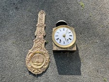 AncienMouvement d’horloge de comtoise MOLY Castelnau XIX