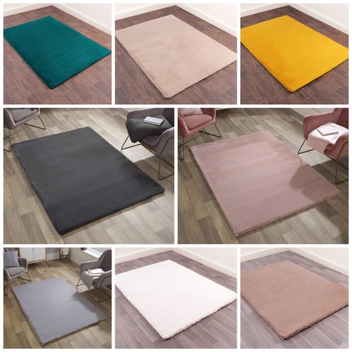 Luxe faux fur tapis super - faux, doux