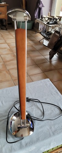 Lampe bureau chrome et - de,