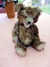 Sandro ours ancien bouche ouvert Allemand  hauteur 40 cm remplis souple.