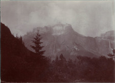 France, Sixt-Fer-à-Cheval, Pointe de Tenneverge, vintage print, circa 1895 strip