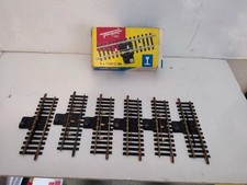 FLEISCHMANN HO SET OF 6 BRASS REMOTE CONTROL RAILS 1700/2 SN BOX