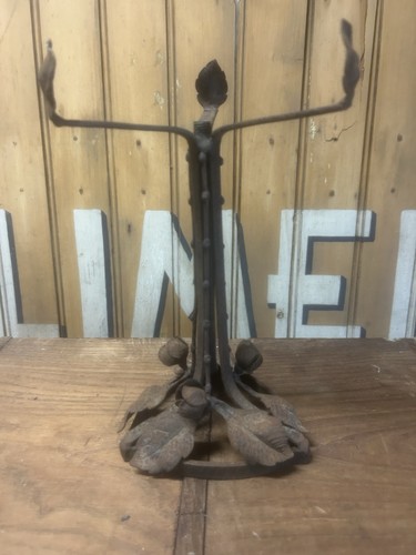 Pied lampe fer forgé art - lampe,