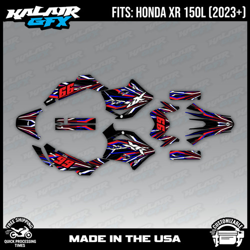 Graphics decal kit for honda - graphics,