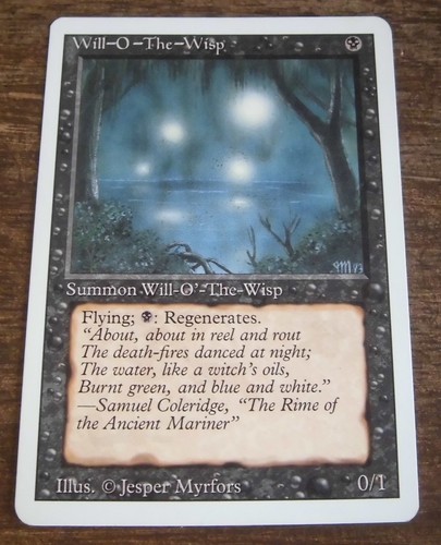 Mtg will the wisp revised - will-o'-the-wisp, [revised]