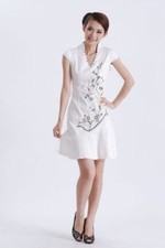 Jolie Mini Robe Chinoise