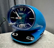 Vintage Clock Radio IMPEX Space Age Transistor Radio With Alarm Clock