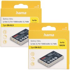2x Hama Batterie LI-ION Bon
