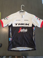 BONTRAGER Trek Segafredo Cycling Jersey Mens L Fitted Cycling Black White