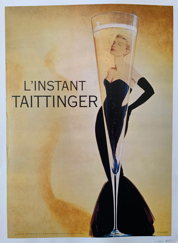 Affiche poster taittinger - poster,