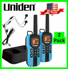 Two-Way Uniden Walkie Talkie Radio Set Long Range Waterproof Rechargeable NOAA