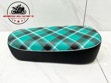 Siège moto Honda Monkey Z50M Z50 M To Nos reproduction tartan vert.