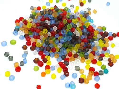 500 perles rocaille - 500,
