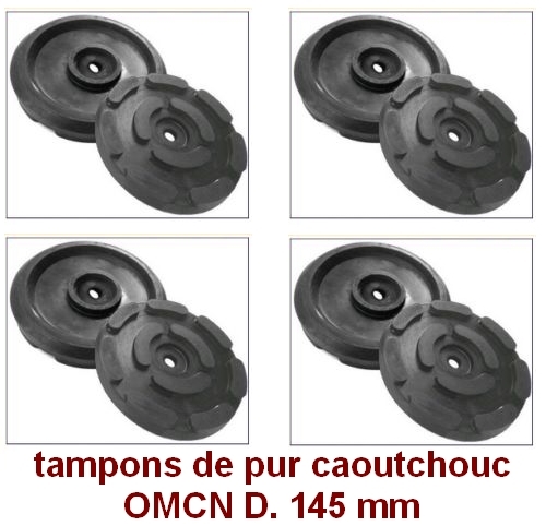 Tampons pur caoutchouc - de,