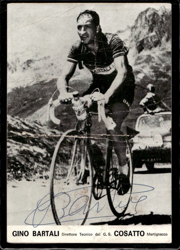 Cycling postcard bartali - cycling,