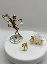 Swarovski Gift Box Pixies Carriage 3 PCS Crystal Figurines