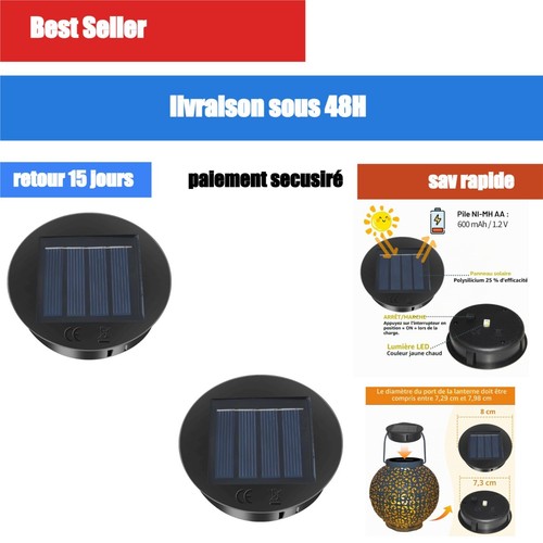 Panneau solaire led - solaire, de