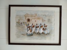 Tableau Aquarelle Orientaliste