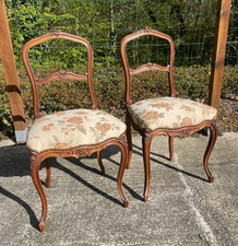 2 chaises Napoléon III  de