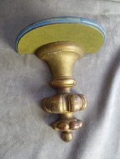 NICE ANTIQUE, CARVED AND GILDED WOOD SCONCE CONSOLE.