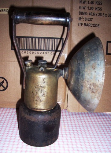 Lampe mineur acetylene mercier - lampe,