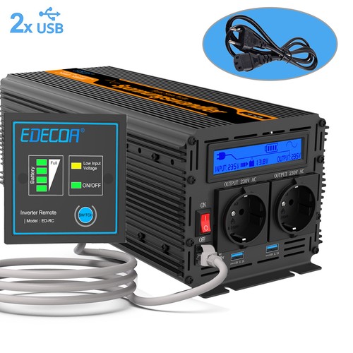 Edecoa onduleur sinus - pur, 12v