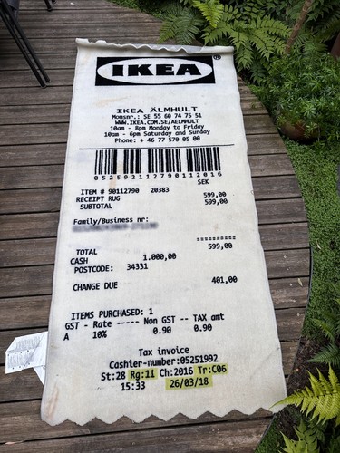 Grand tapis design ticket - grand,