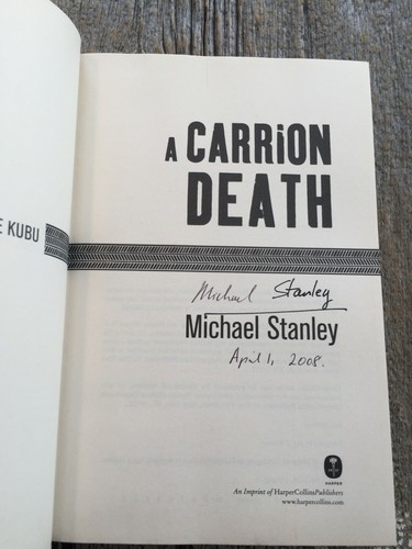 Signed carrion death - signed, by