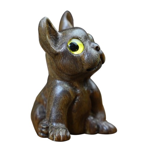 Statue chien sculptée - de,