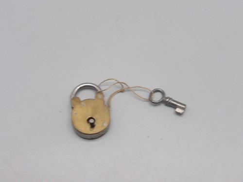 Ancien mini cadenas clef - ancien,