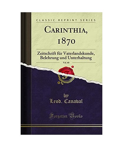 Carinthia 1870 vol - carinthia,, 1870,